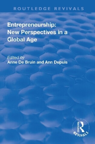 Cover of Entrepreneurship: New Perspectives in a Global Age