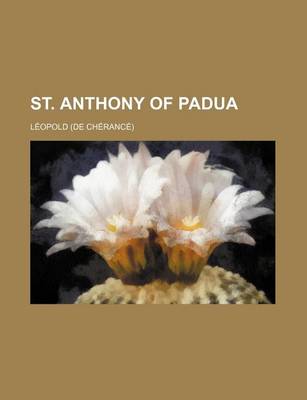 Book cover for St. Anthony of Padua