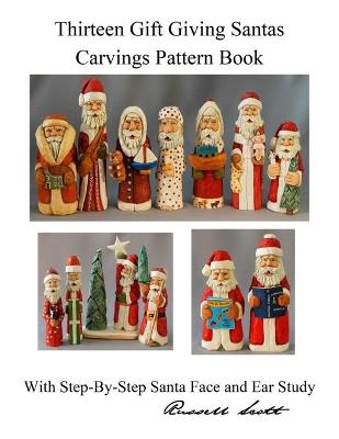 Book cover for Thirteen Gift Giving Santa Carvings Pattern