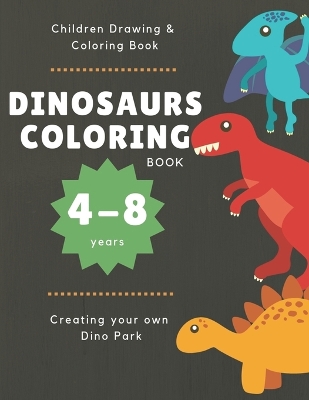 Book cover for Dinosaurs Coloring