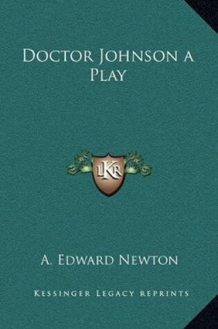 Cover of Doctor Johnson a Play