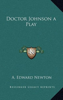 Book cover for Doctor Johnson a Play