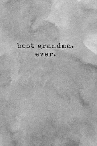 Cover of Best Grandma Ever