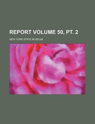 Book cover for Report Volume 50, PT. 2