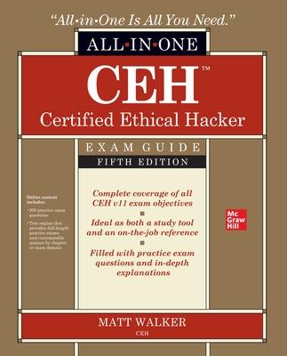 Book cover for CEH Certified Ethical Hacker All-in-One Exam Guide, Fifth Edition