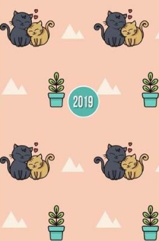 Cover of 2019 Planner; Cats In Love