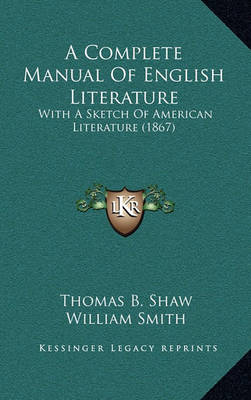 Book cover for A Complete Manual of English Literature