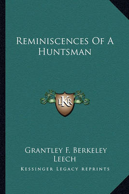 Book cover for Reminiscences of a Huntsman