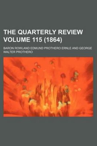 Cover of The Quarterly Review Volume 115 (1864)