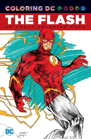Cover of The Flash: An Adult Coloring Book