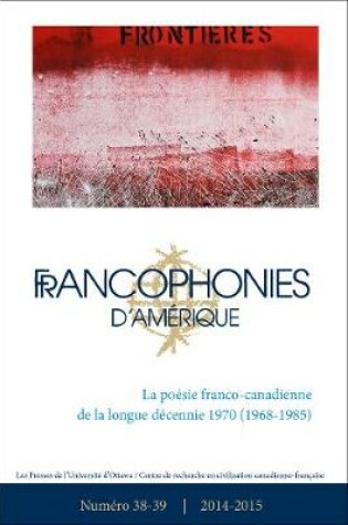 Cover of Francophonies d'Amérique 38-39