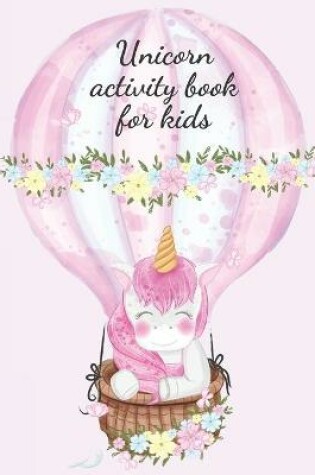 Cover of Unicorn activity book for kids