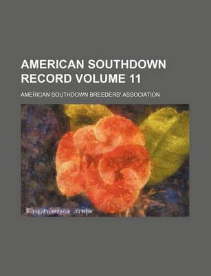 Book cover for American Southdown Record Volume 11