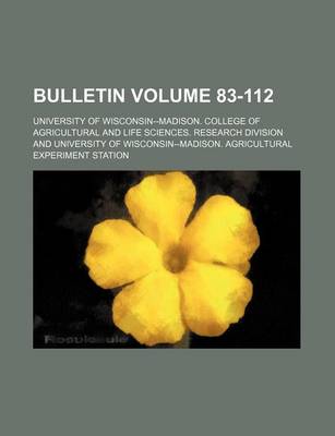 Book cover for Bulletin Volume 83-112