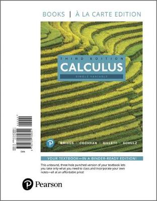 Book cover for Single Variable Calculus, Books a la Carte Edition