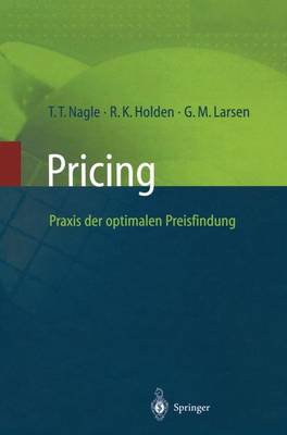 Book cover for Pricing -- Praxis Der Optimalen Preisfindung