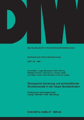 Book cover for Okologische Sanierung Und Wirtschaftlicher Strukturwandel in Den Neuen Bundeslandern