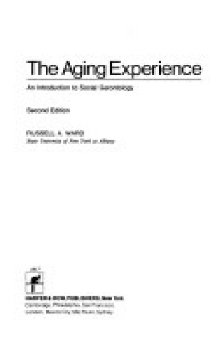 Cover of Ageing Experience