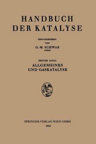 Cover of Allgemeines und Gaskatalyse