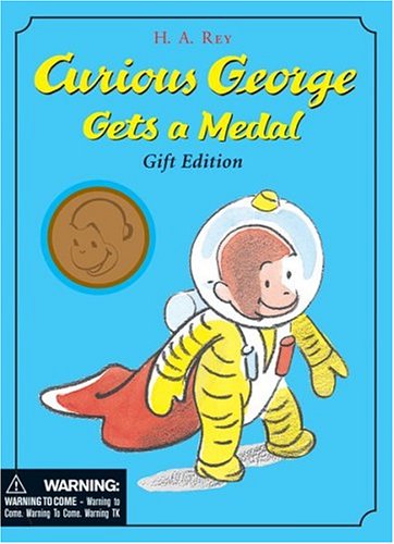 Book cover for Curious George Gets a Medal: Gift Edition