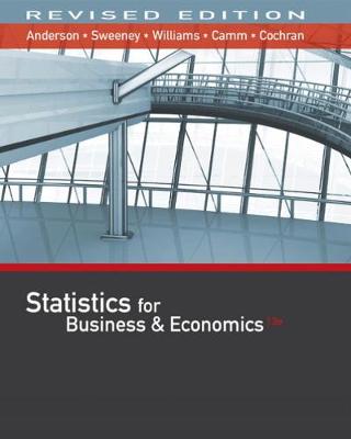 Book cover for Statistics for Business & Economics, Revised (with XLSTAT Education Edition Printed Access Card)