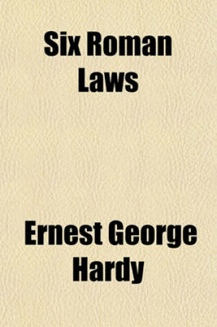 Cover of Six Roman Laws