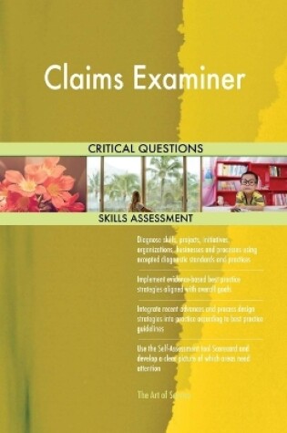 Cover of Claims Examiner Critical Questions Skills Assessment