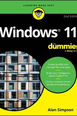 Cover of Windows 11 for Dummies, 2nd Edition