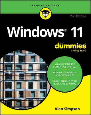 Book cover for Windows 11 for Dummies, 2nd Edition