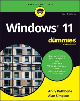Book cover for Windows 11 for Dummies, 2nd Edition