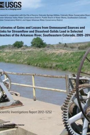 Cover of Estimates of Gains and Losses from Unmeasured Sources and Sinks for Streamflow and Dissolved-Solids Load in Selected Reaches of the Arkansas River, Southeastern Colorado, 2009?2010