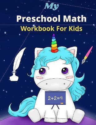 Book cover for My Preschool Math Workbook for kids