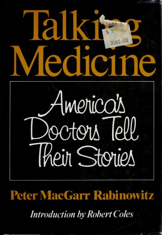 Book cover for TALKING MEDICINE CL