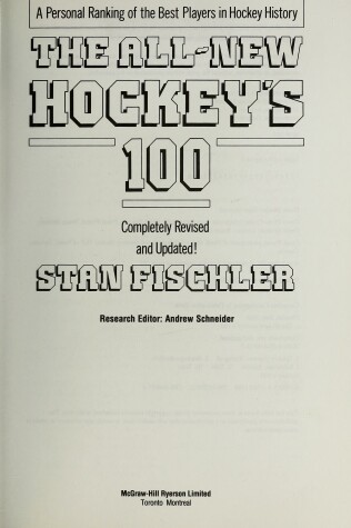 Book cover for All New Hockeys 100, Completely Revised and Updated