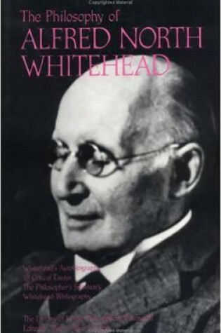 Cover of The Philosophy of Alfred North Whitehead, Volume 3