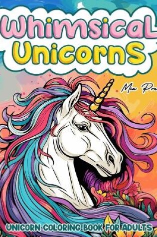 Cover of Unicorn coloring book for adults