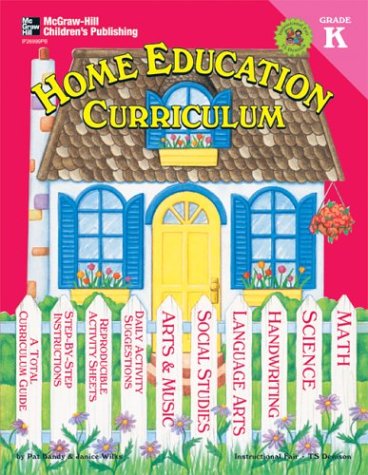 Book cover for Home Education Curriculum, Grade K