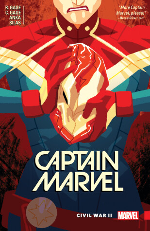 Book cover for Captain Marvel Vol. 2: Civil War Ii