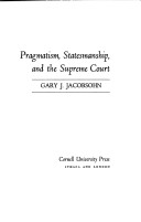 Book cover for Pragmatism, Statesmanship and the Supreme Court