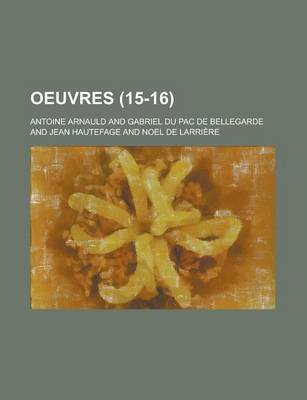 Book cover for Oeuvres (15-16 )