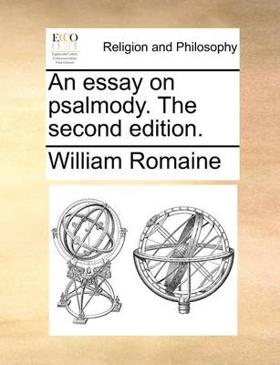 Book cover for An Essay on Psalmody. the Second Edition.