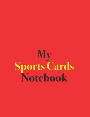 Book cover for My Sports Cards Notebook