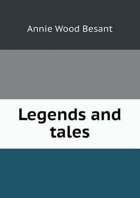 Book cover for Legends and Tales