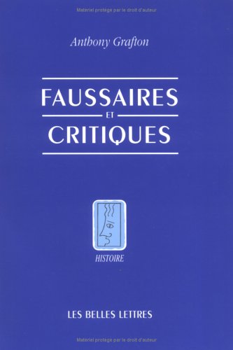 Cover of Faussaires Et Critiq