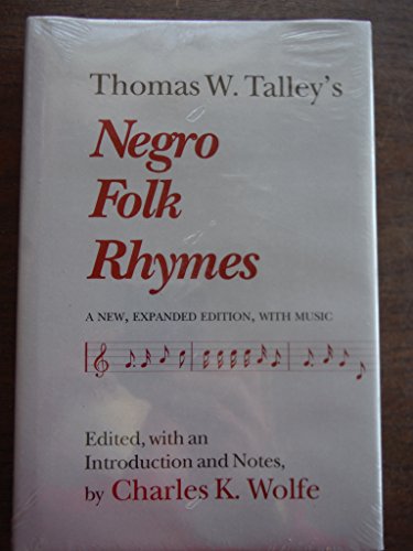 Book cover for Thomas W. Talley's Negro Folk Rhymes