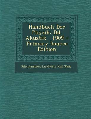 Book cover for Handbuch Der Physik