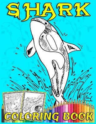 Book cover for Shark Coloring Book