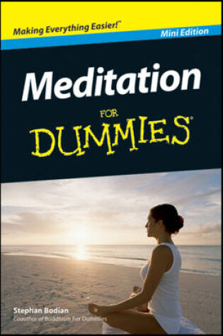 Cover of Meditation for Dummies, Australian Mini Edition