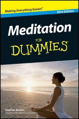 Book cover for Meditation for Dummies, Australian Mini Edition