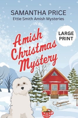 Book cover for Amish Christmas Mystery LARGE PRINT